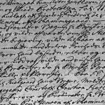 ”Sagen andlagt af Junker Sr. Friederich de Stiernholm contra Poul Jensen af Schammergaard”, står der i justitsprotokollen den 16. juni 1783. Sagen endte med at fæstebonden blev dømt for at have misrøgtet gården og blev sat ud. Kilde: Rigsarkivet Viborg, B43-A-4, Sallinglands herreder, Justitsprotokol, nr. 4 1780-1787, s. 187a